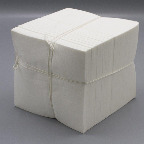 H&V #9925 2.5 oz White Cutaway 8" Square Sheets 500 pieces